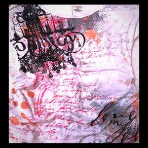 Lane Bryant Stylish Short Sleeve Top!!